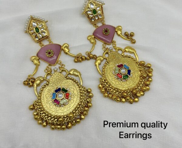 TheVineGirl Crystal Pearl Unique Earrings Ear Clips